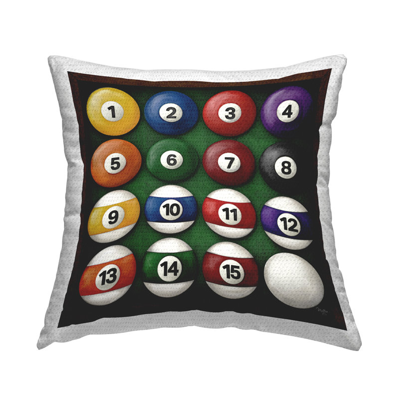 Coussin Billiard Balls Arrangement