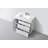 Ebling 35.7'' Single Bathroom Vanity with Acrylic Top-1681910818