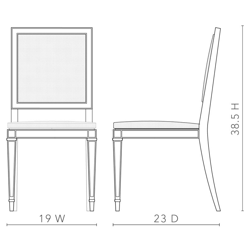 Jackson Upholstered Dining Chair, Harvest Glow