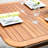 W86.3" Extendable Acacia Wood Patio Outdoor Dining Table