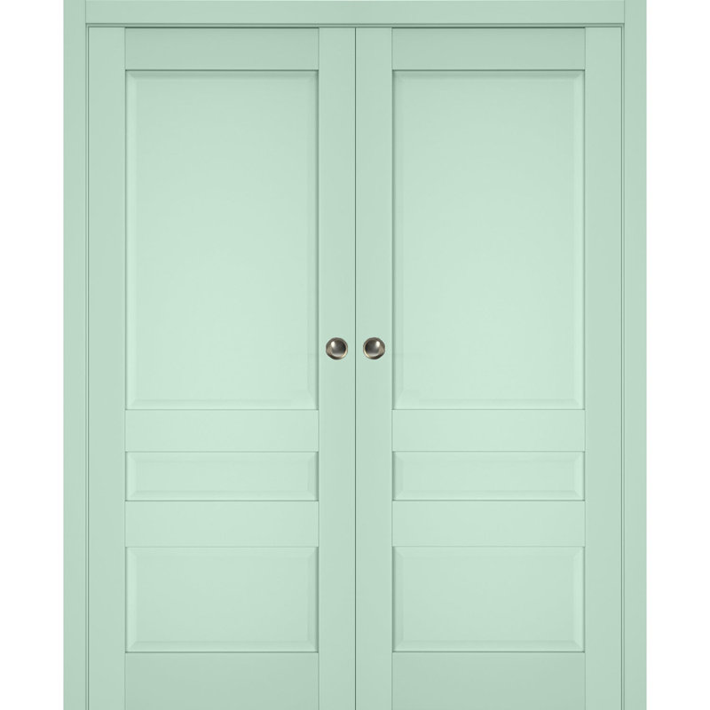 Portes coulissantes à panneaux Veregio, 36 po x 96 po, Olive