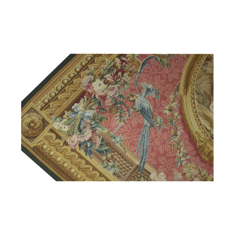 Hand-Knotted High-Quality Green Area Rug