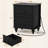  Scalloped Nightstand with Wooden Drawers and Charging Station-1416159088