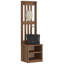 Hall Tree SANDNES 45X40x159.5 Cm Solid Wood Pine-1032863729