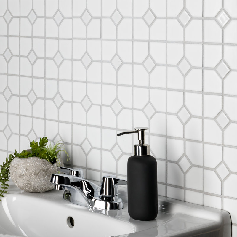 Oxford Porcelain Mosaic Wall & Floor Tile
