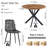 Meera 5 - Piece Dining Set-1184068481