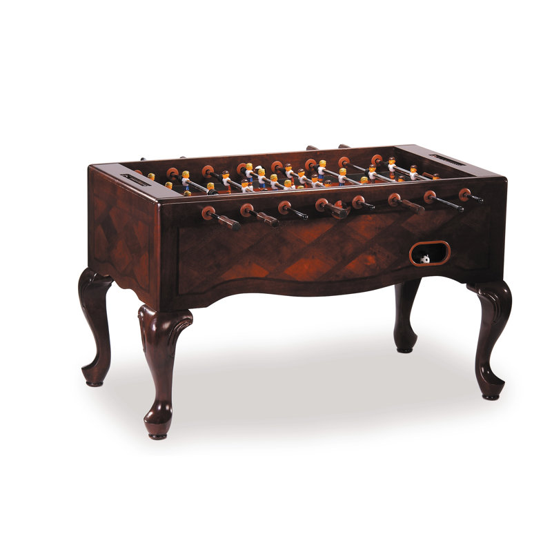 Table de soccer sur table 55 po, Acajou traditionnel