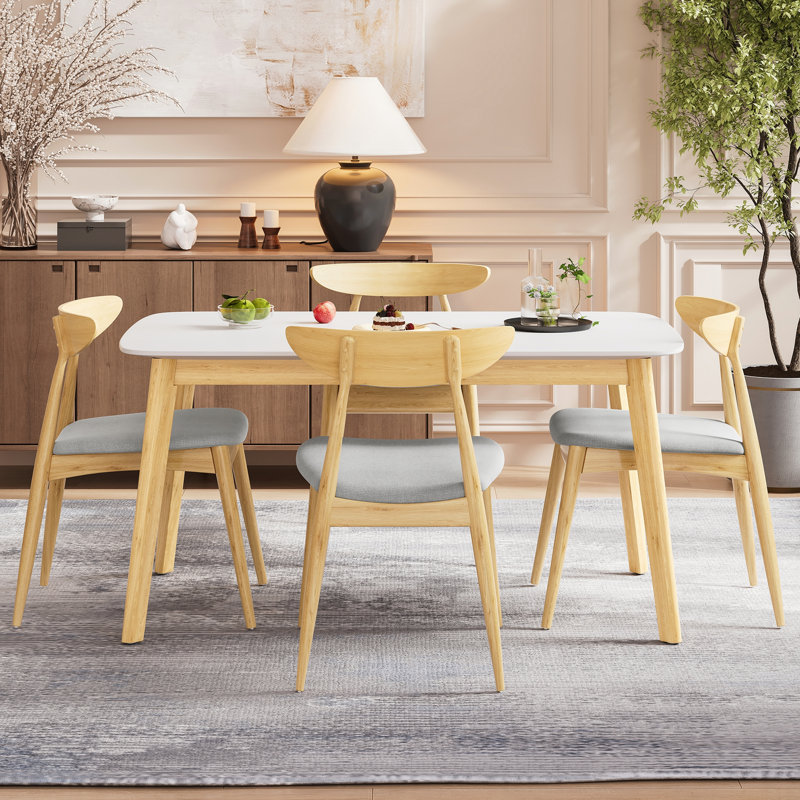 Ensemble de salle à manger 5 pièces, Beige