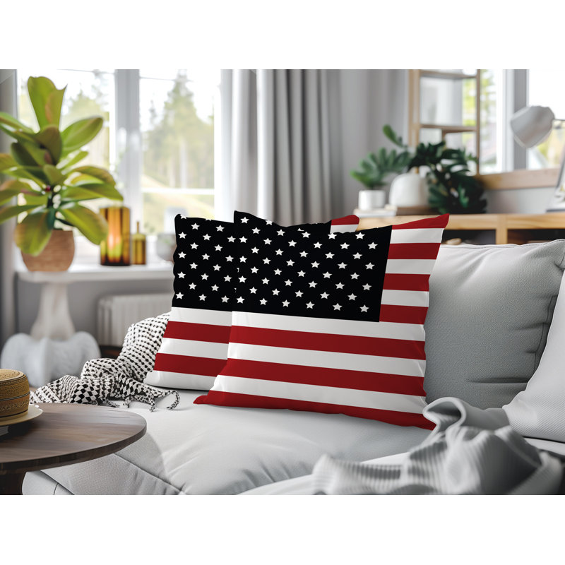 Oreiller réversible intérieur / extérieur Patriot, 18x18, Black
