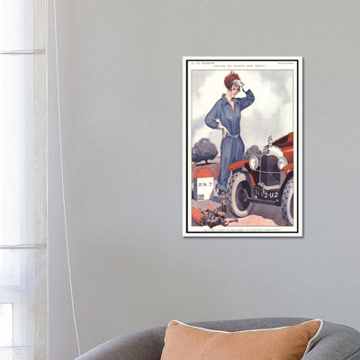 1920s La Vie Parisienne Magazine Plate - Print on Canvas