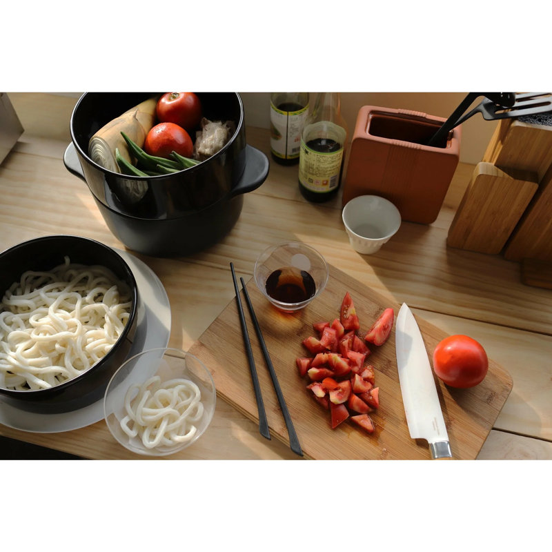 Grande casserole JIA Inc. Steamer II Series, 24 cm, avec couvercle