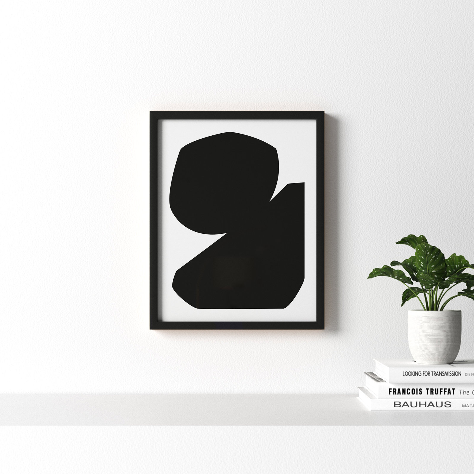 Study In Black 1 by Michael Kempen, Black Framed, 20"H x 16"W x 1.25"D