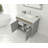 Pyles 36'' Single Bathroom Vanity with Solid Surface Top-727894228-675413448