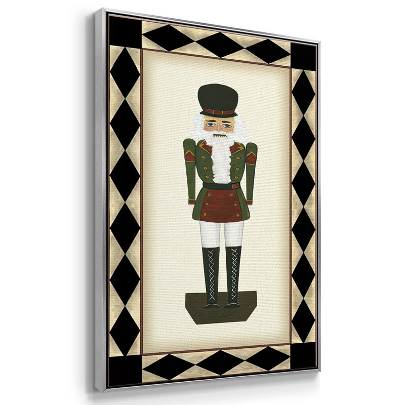 " Nutcracker II ", Silver, 37" H x 25" W x 1.5" D
