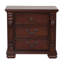 Table de chevet 3 tiroirs Lyndon, cerise-1484146023