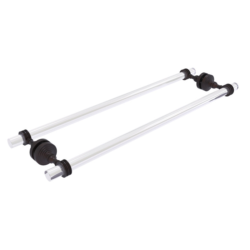 Porte-serviettes 8,7 po pour porte de douche en verre Jarrell, Bronze vénitien