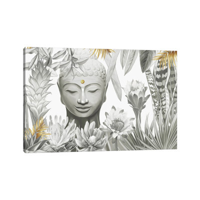 Buddha by Nettsch - Wrapped Canvas Painting