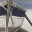 Toile bateau bleu marine | Décoration murale nautique pour salle de bain