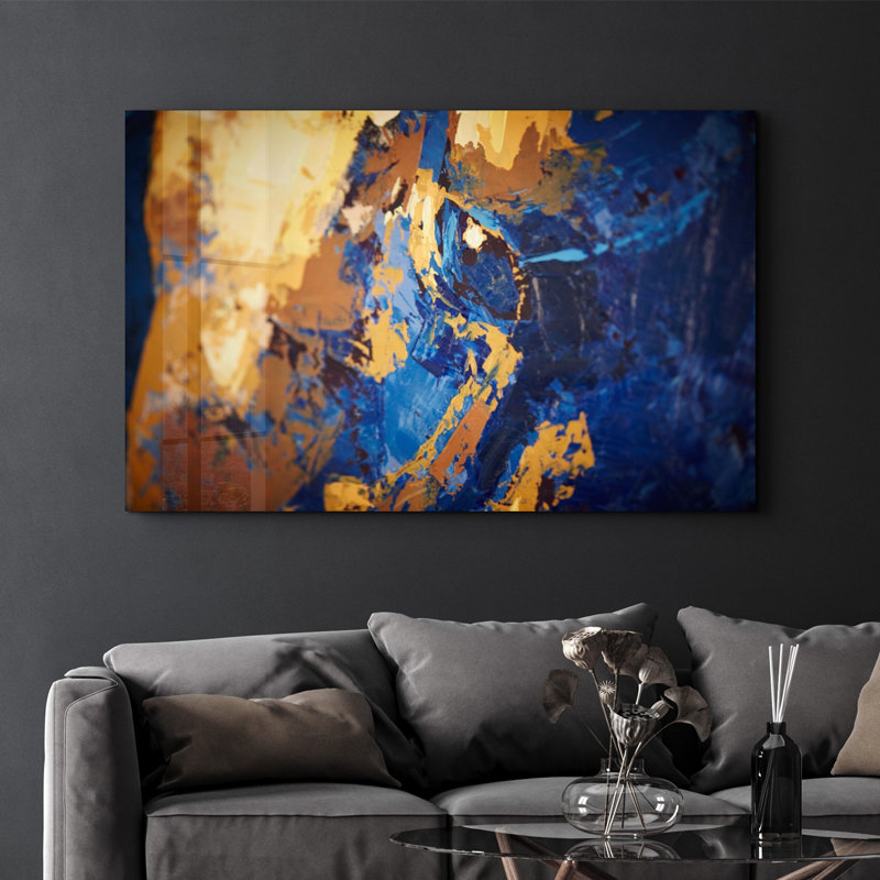 Peinture décorative en verre trempé