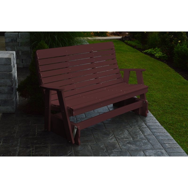 Banc en plastique pour l'extérieur, Bois de cerisier