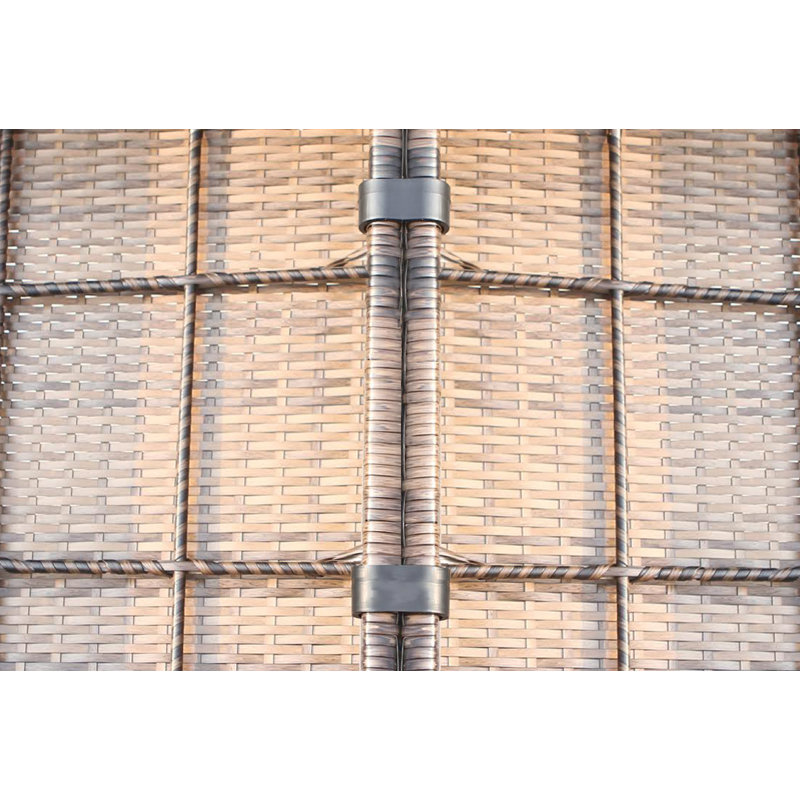 Widener High-Density Polyethylene Wicker Fully Assembled 4 - Person Seating Group with Cushions