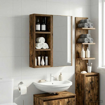 Wall Mounted Required Bathroom Cabinet