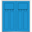 Porte d'entrée pré-montée en fibre de verre Craftsman-609434872-609434877-609434848