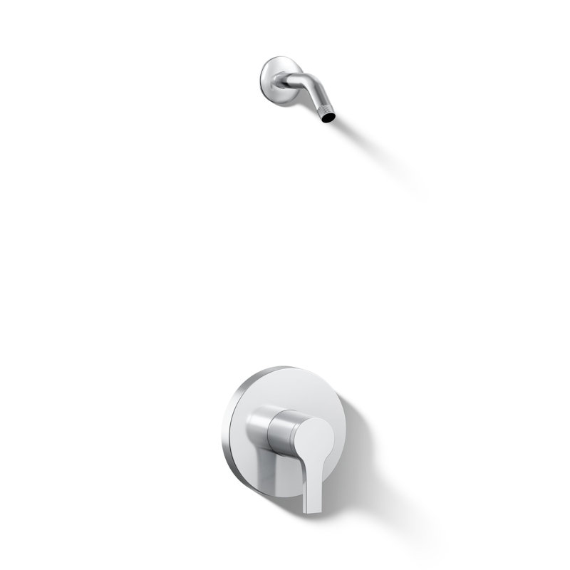 Elate Rite-Temp Shower Trim Kit, Without Showerhead, Polished Chrome