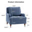 Chaise d'appoint Mid-Century avec coussins-61022284