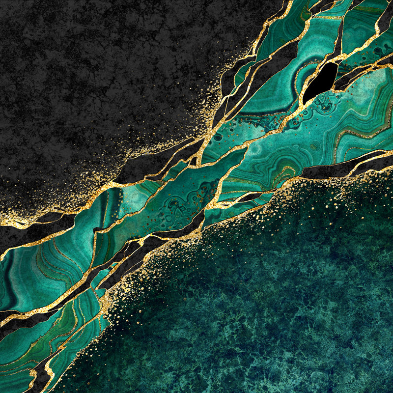Marbled by Wacomka - Wrapped Canvas Print, 91cm H x 91cm W