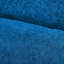 Fauteuil-lit ajustable convertible, bleu, avec velours respirant et porte-gobelet pour tissu de petit dortoir, espaces de vie