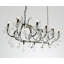 Lustre en acier inoxydable et cristal Barcelona