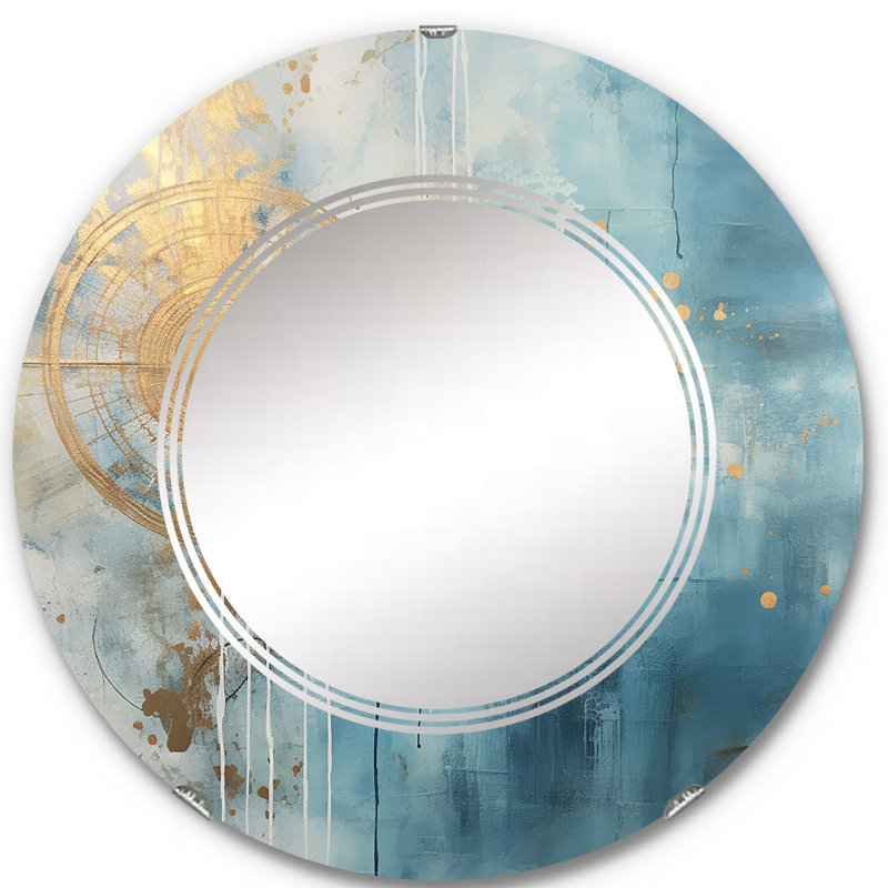 Miroir mural rond Lysan, 24 po x 24 po