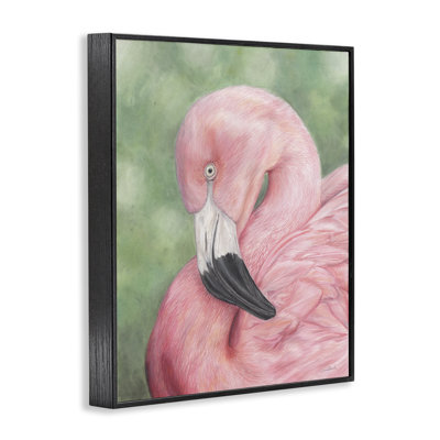 «Blush Flamingo Visage», estampe numérique par Connie Resch