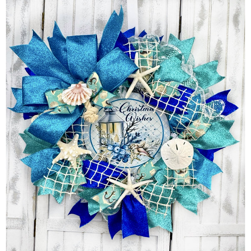 Couronne de Noël en maille 18 po Deco