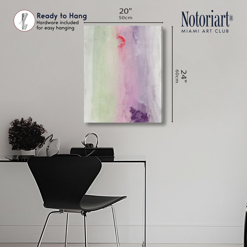 «Mint Sorbet Boho Decor», reproduction sur toile par Notoriart, H 20 po x l 24 po, Toile tendue avec châssis