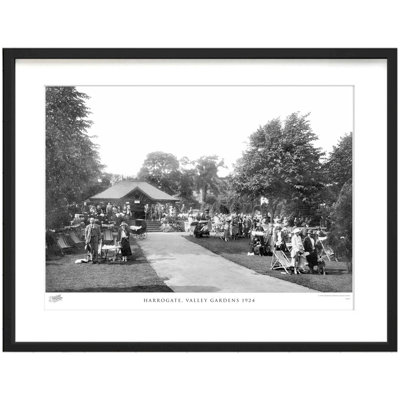Harrogate, Valley Gardens 1924 - Single Picture Frame Print