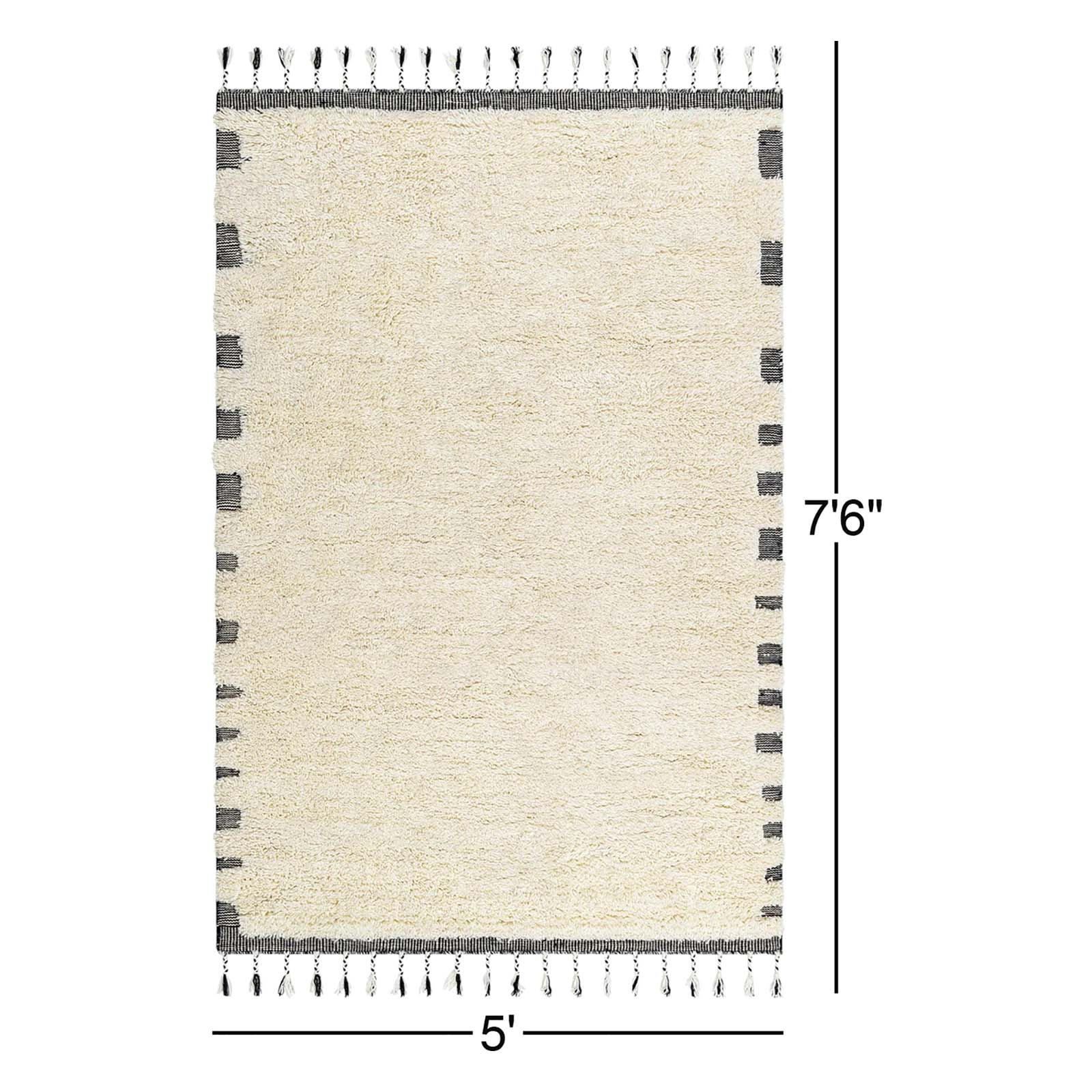 Amiela Flatweave Rug, Rectangle 5' x 7'6"