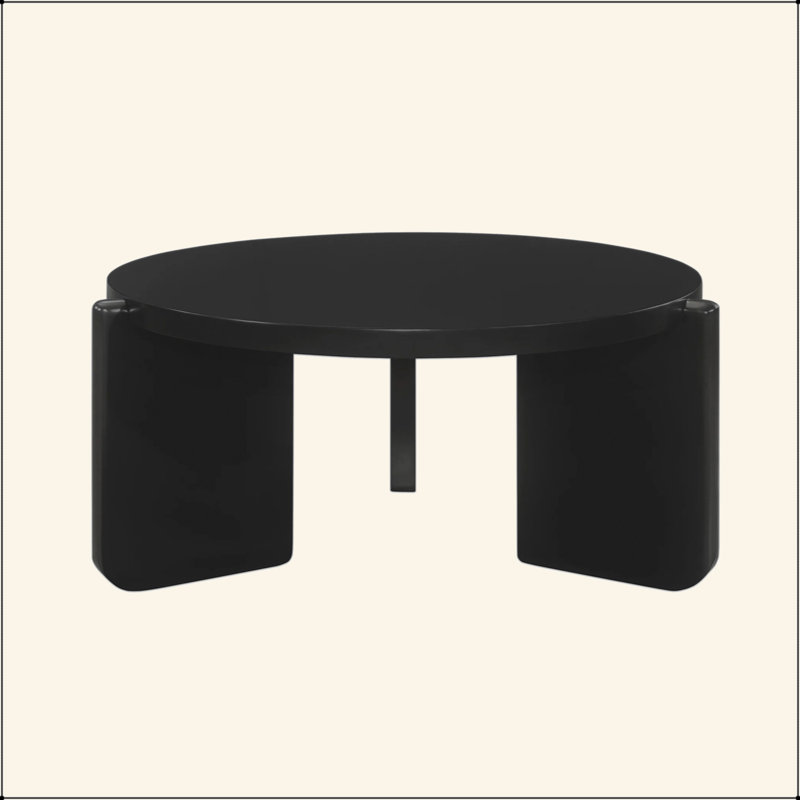 Round Wooden Coffee Table