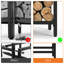 Support à bois de chauffage de 2,7 pi avec fourre-tout, support à bûches ajustable robuste, organisateur de rangement intérieur et extérieur pour foyer, patio, camping, noir