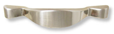 3" Modern Pull Champagne Bronze and Ivory