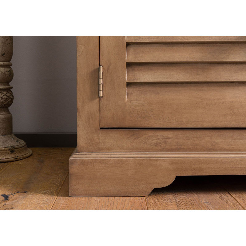 Toulouse Display Cabinet, Beige Oiled