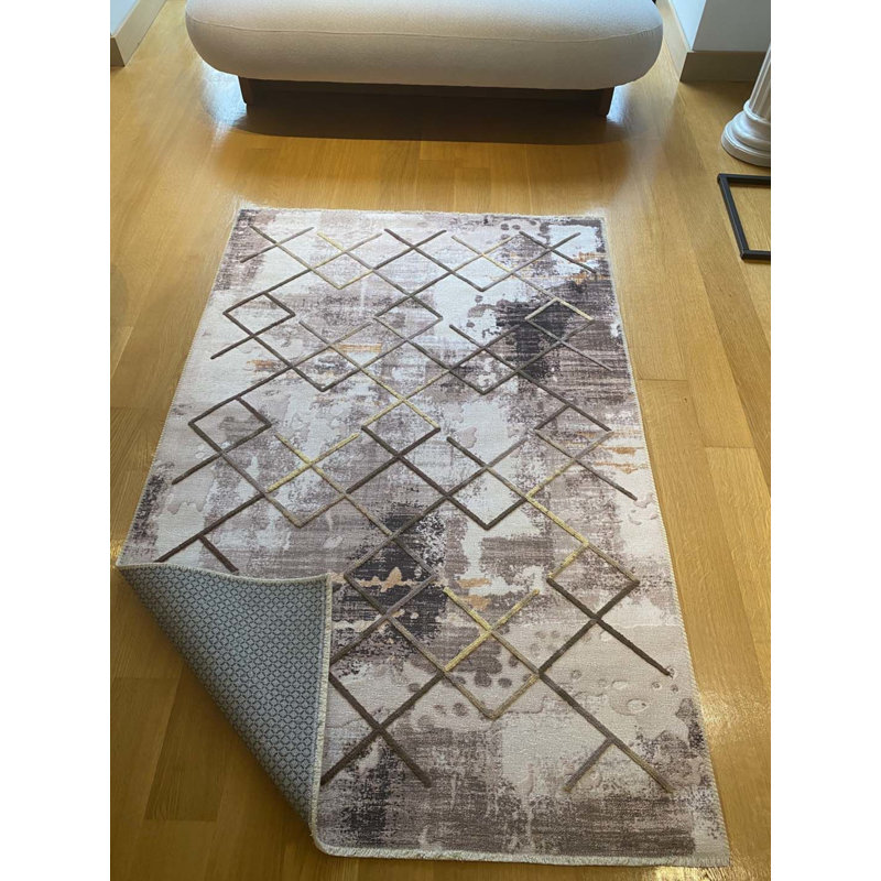 Tapis Lashia avec envers antidérapant, Tapis de couloir 6 pi 7 po x 16 pi 5 po