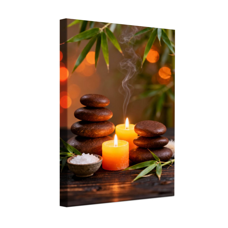 Bain et lessive Calm Stones Candles, H 36 po x l 24 po