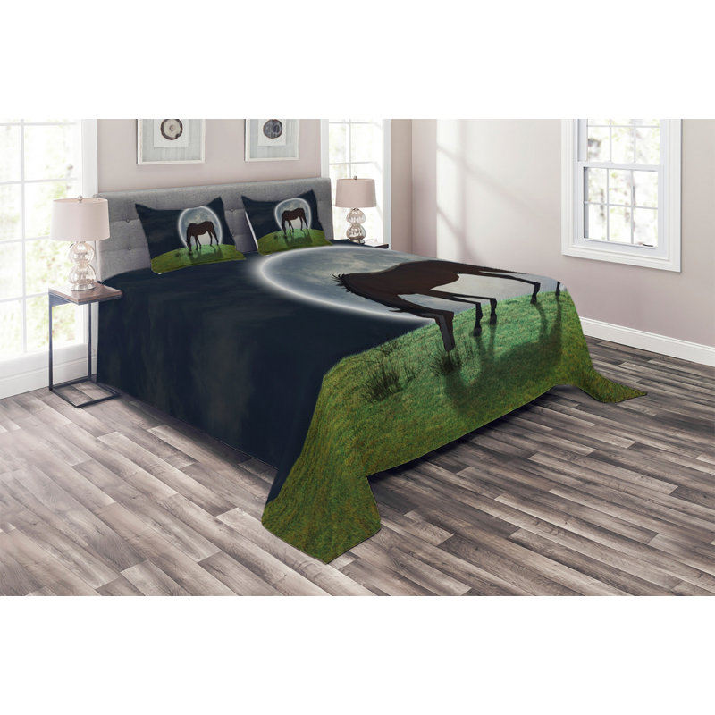 Rustic Coverlet, King Bedspread + 2 Shams