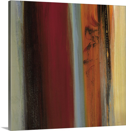 "District I" par Sarah Stockstill, "Teutopolis", reproduction d'art sur toile, H 24 po x l 24 po x P 1,25 po