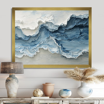 Waves Veil Of The Ocean III - coastal Wall Art for Living Room