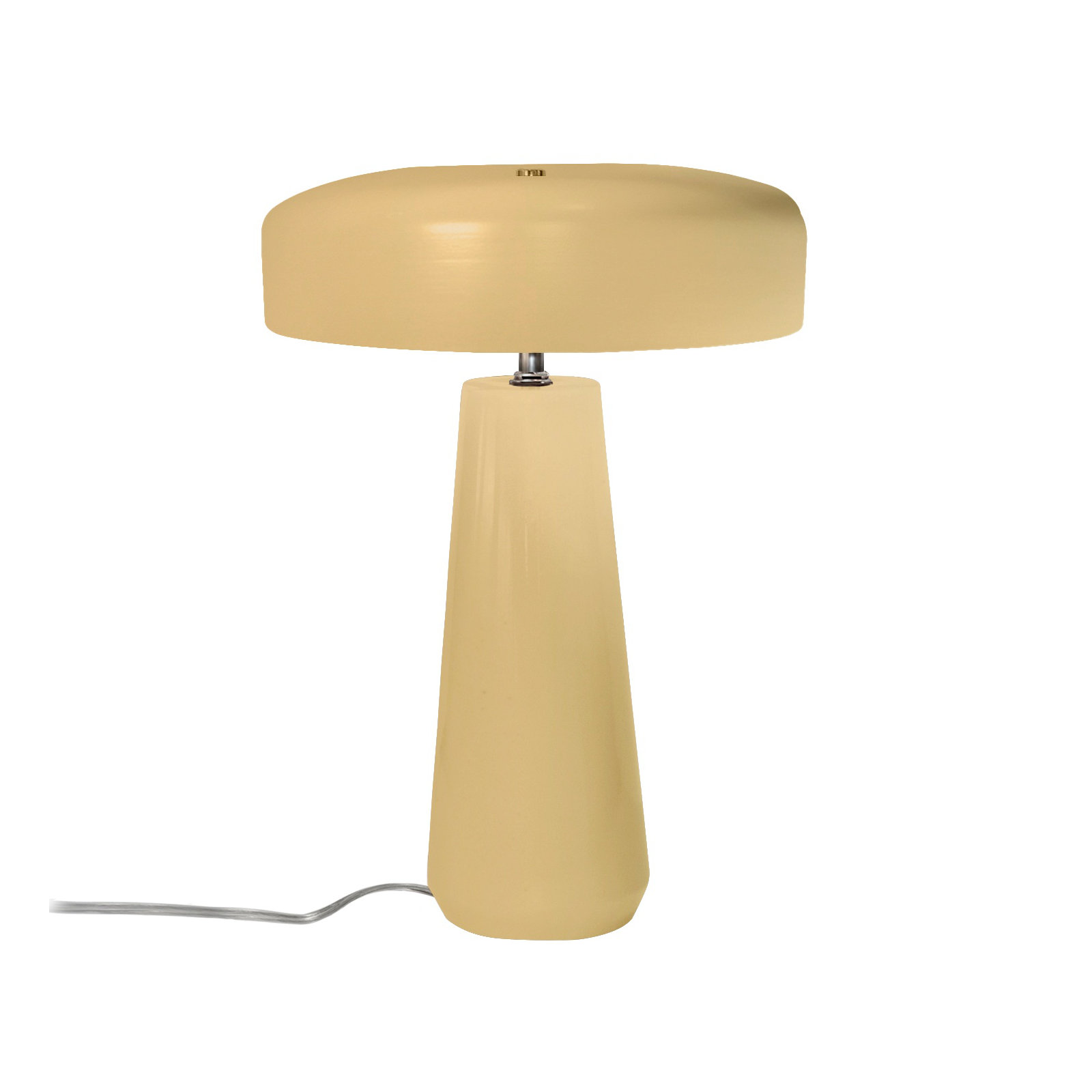 Percy Ceramic Table Lamp, Muted Yellow