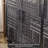 Simple Retro Carving Black Accent Cabinet