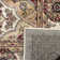 Tapis oriental en velours de viscose Carolus